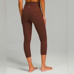 Lululemon Align High-Rise Size 0 With 23" Inseam Copper Rust Brown NEW CONDITION